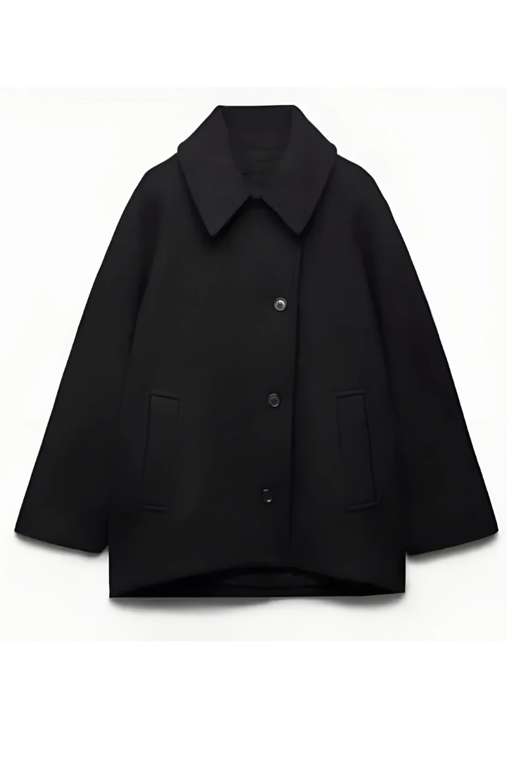 Trendy oversized jakke med afslappet pasform