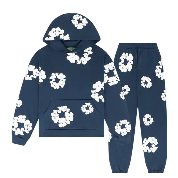 Unisex jogging sæt med hættetrøje og bukser