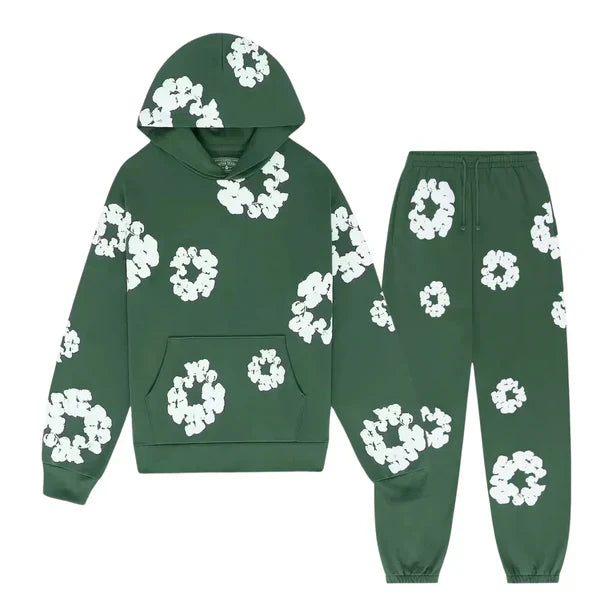 Unisex jogging sæt med hættetrøje og bukser