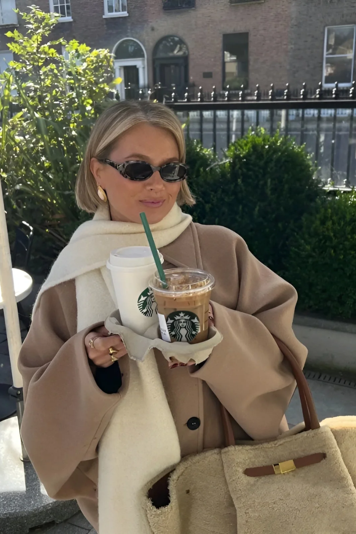 Trendy oversized jakke med afslappet pasform