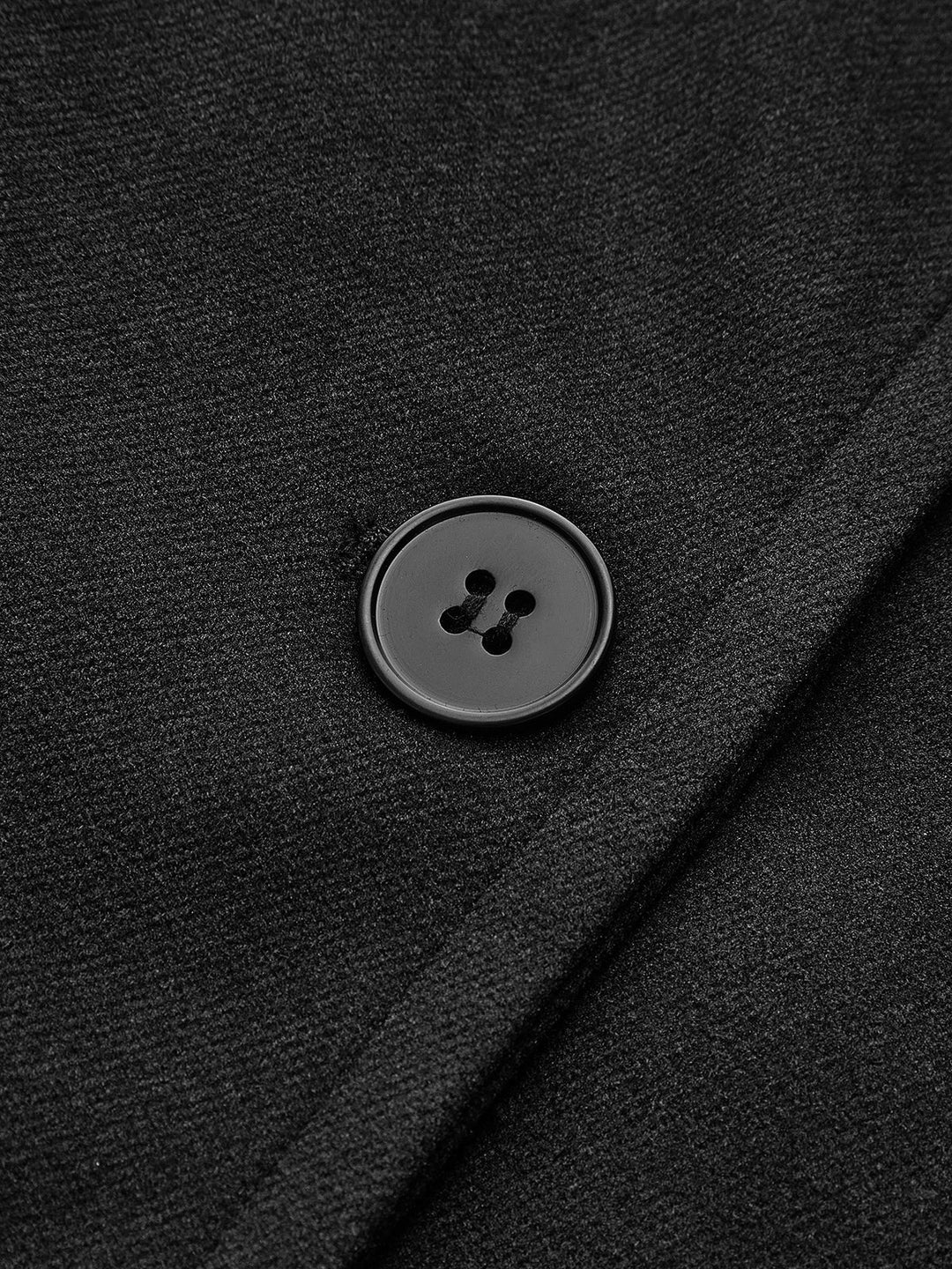 Kort damefrakke med revers og oversized pasform