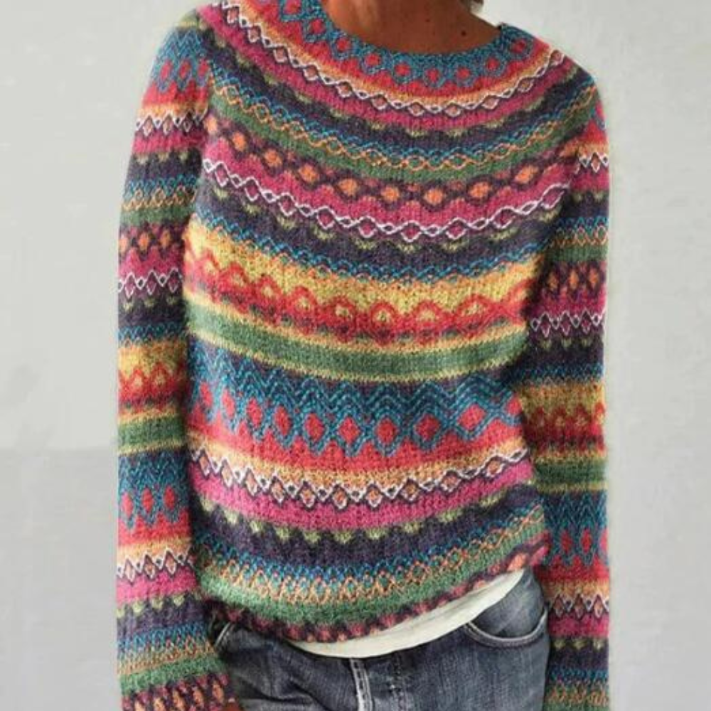Benita - Tidløs retro-sweater til stilfulde kvinder