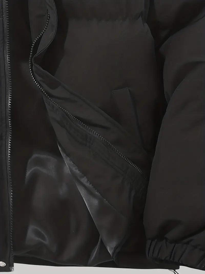 Foret dame vinterjakke med hætte og quiltet design