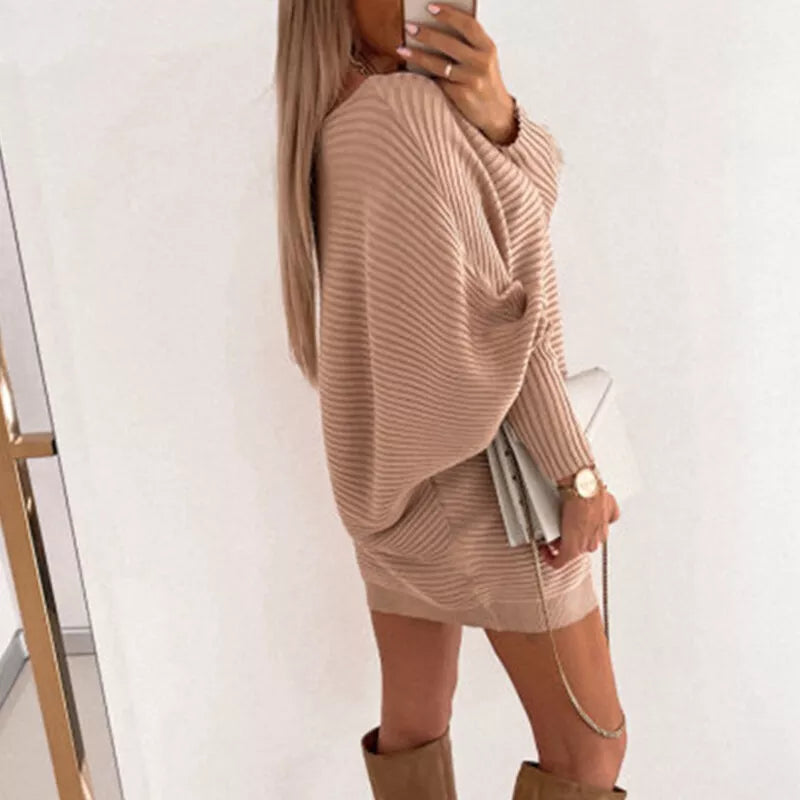Vinter sweaterkjole til damer