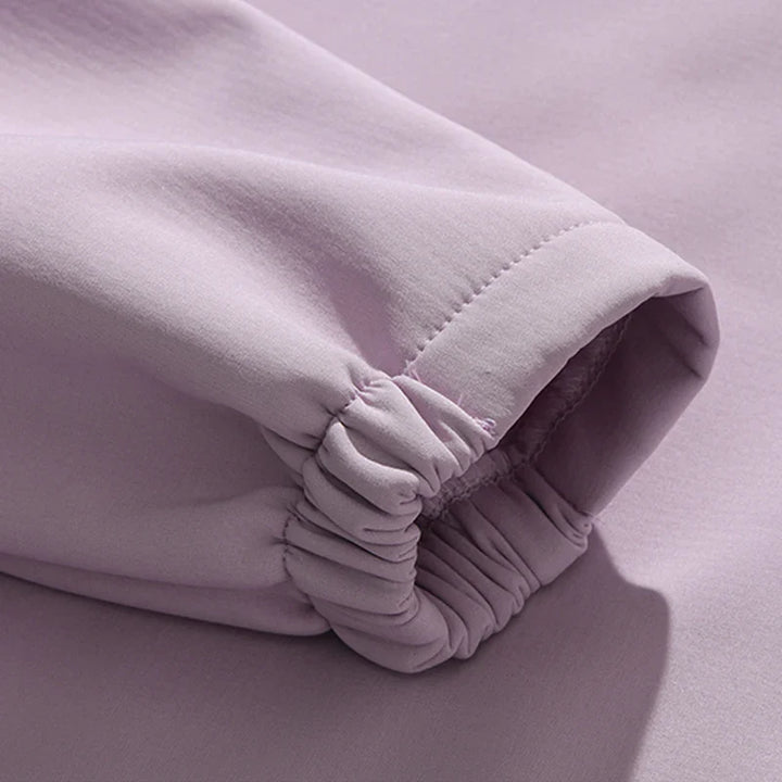 Softshelljakke til kvinder med hætte – vind- og vandafvisende