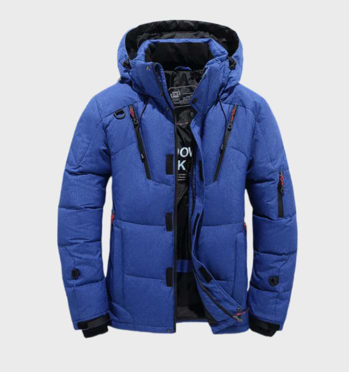 Tykforet parka herre vinterfrakke