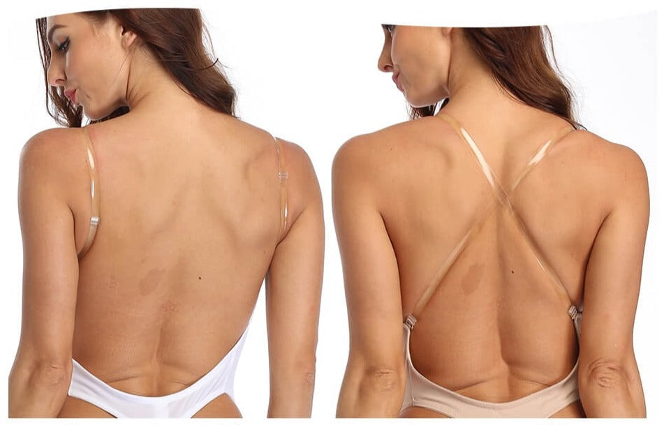 Dyb V-hals rygløs bodyshaper