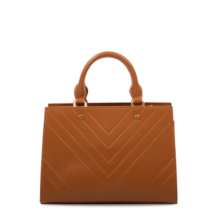 Kvinders rygsæk i klassisk design med lynlåslomme