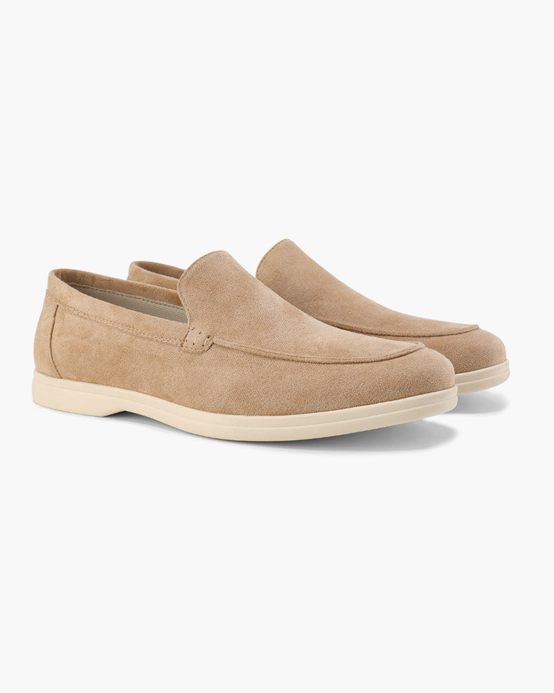 Herre loafers slip-on med lys sål