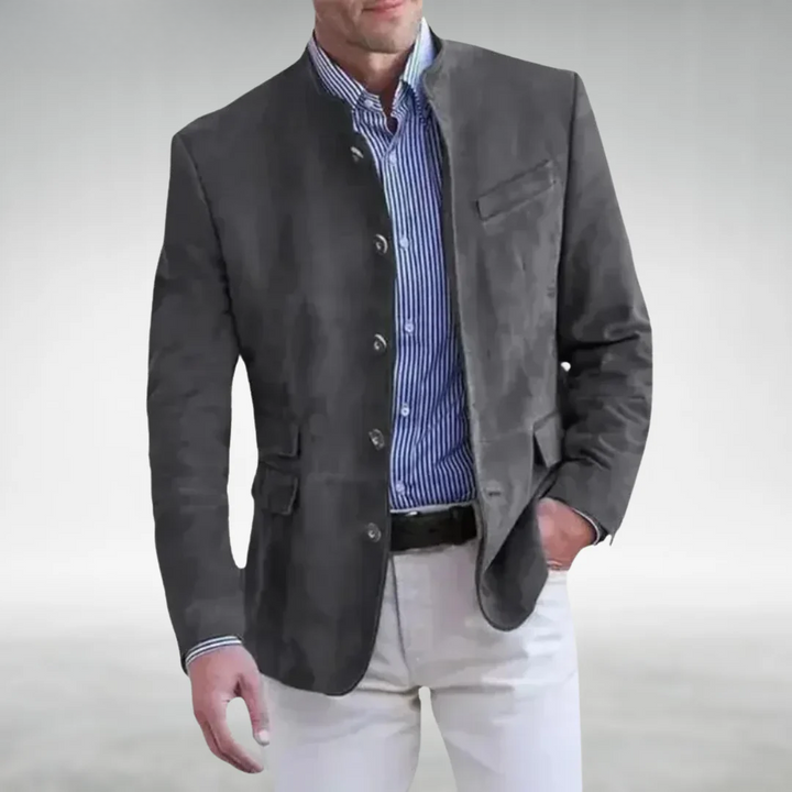 Herre blazer – stilfuld jakke med knapper til hverdag & fest