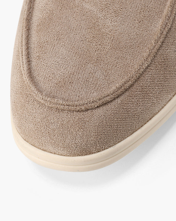 Herre loafers slip-on med lys sål