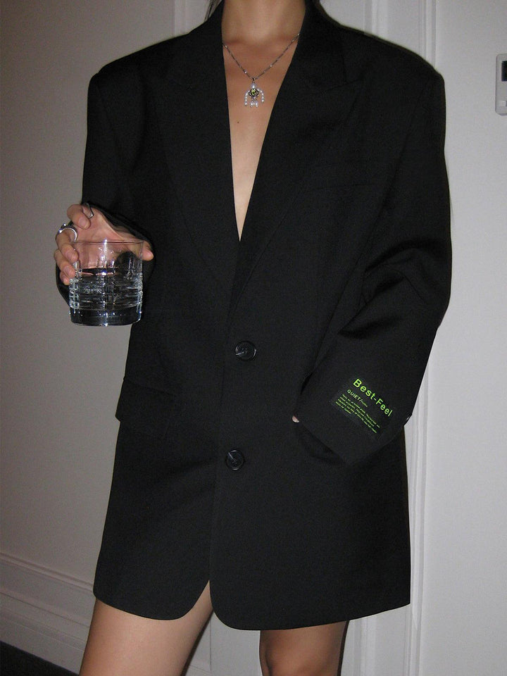 Let at bærelorène - oversized klassisk blazer