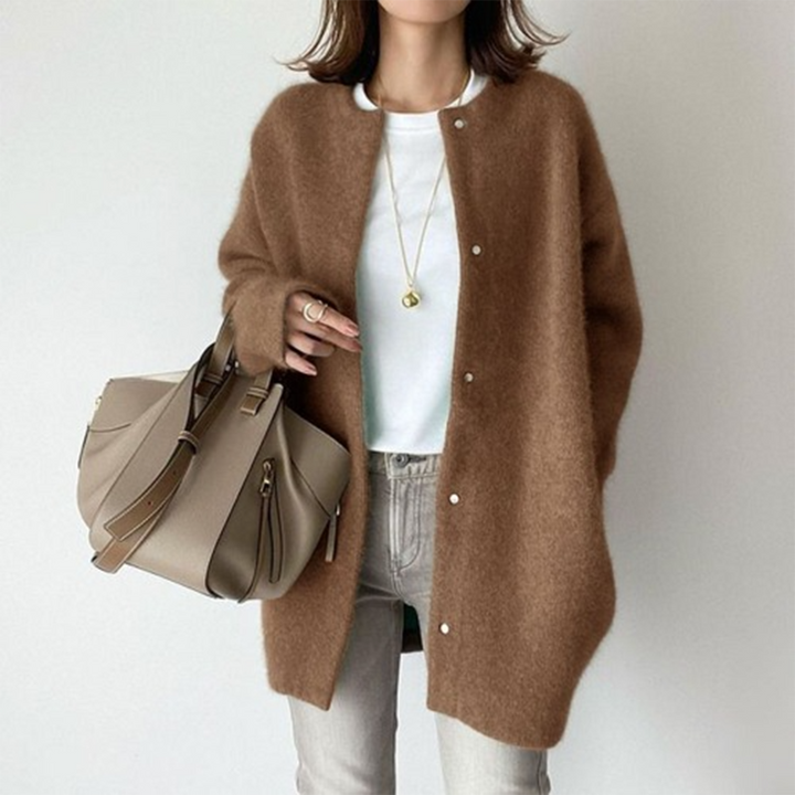 Kvinders cardigan med åbent design