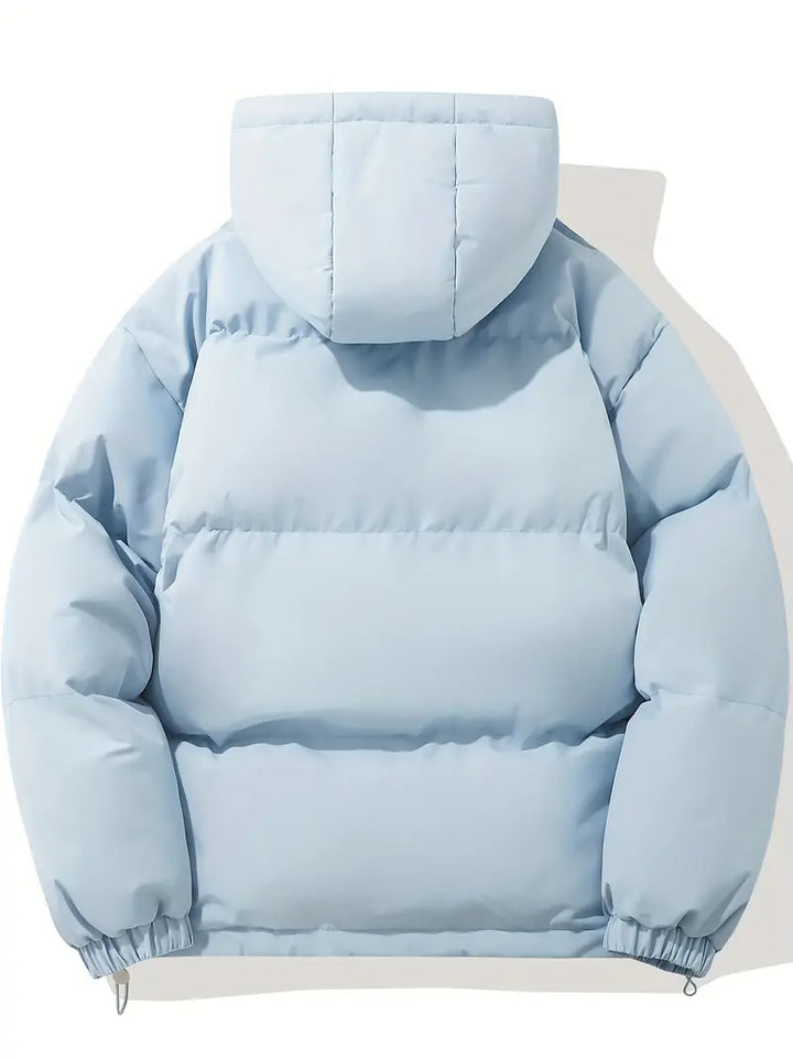 Foret dame vinterjakke med hætte og quiltet design