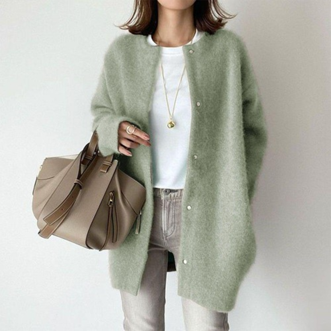 Kvinders cardigan med åbent design