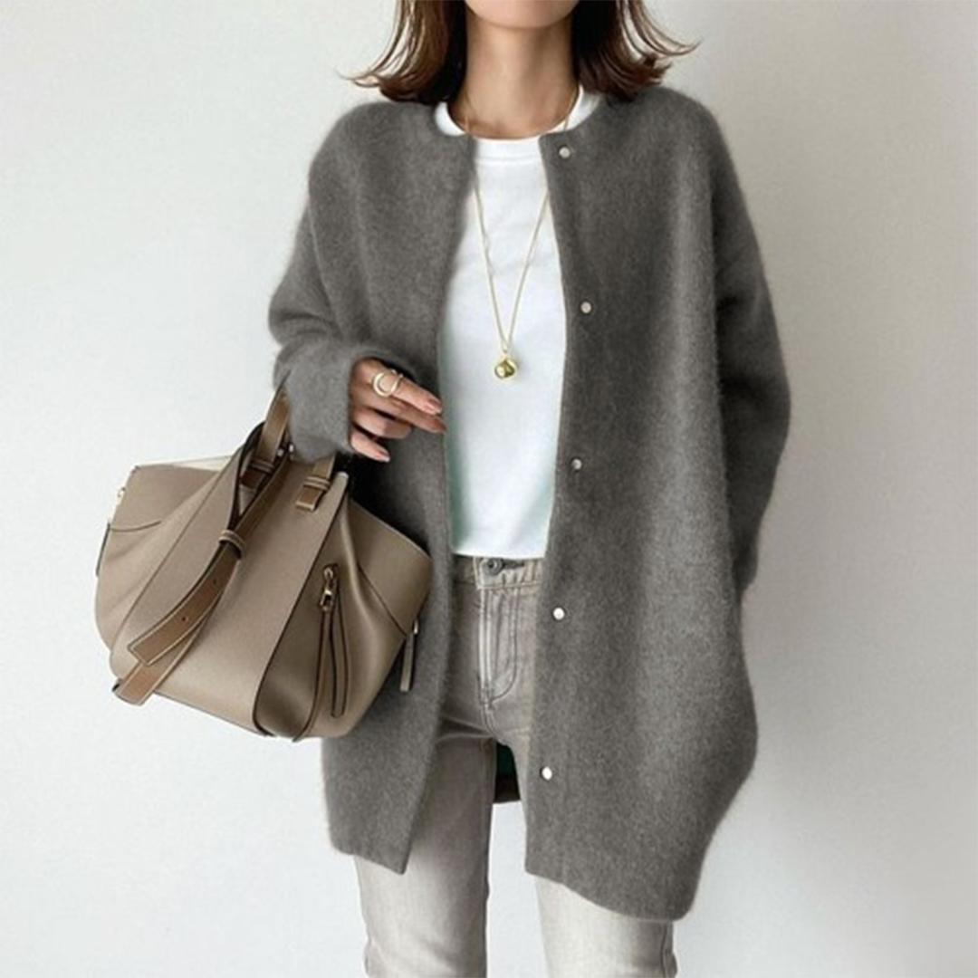 Kvinders cardigan med åbent design