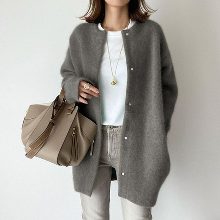 Kvinders cardigan med åbent design