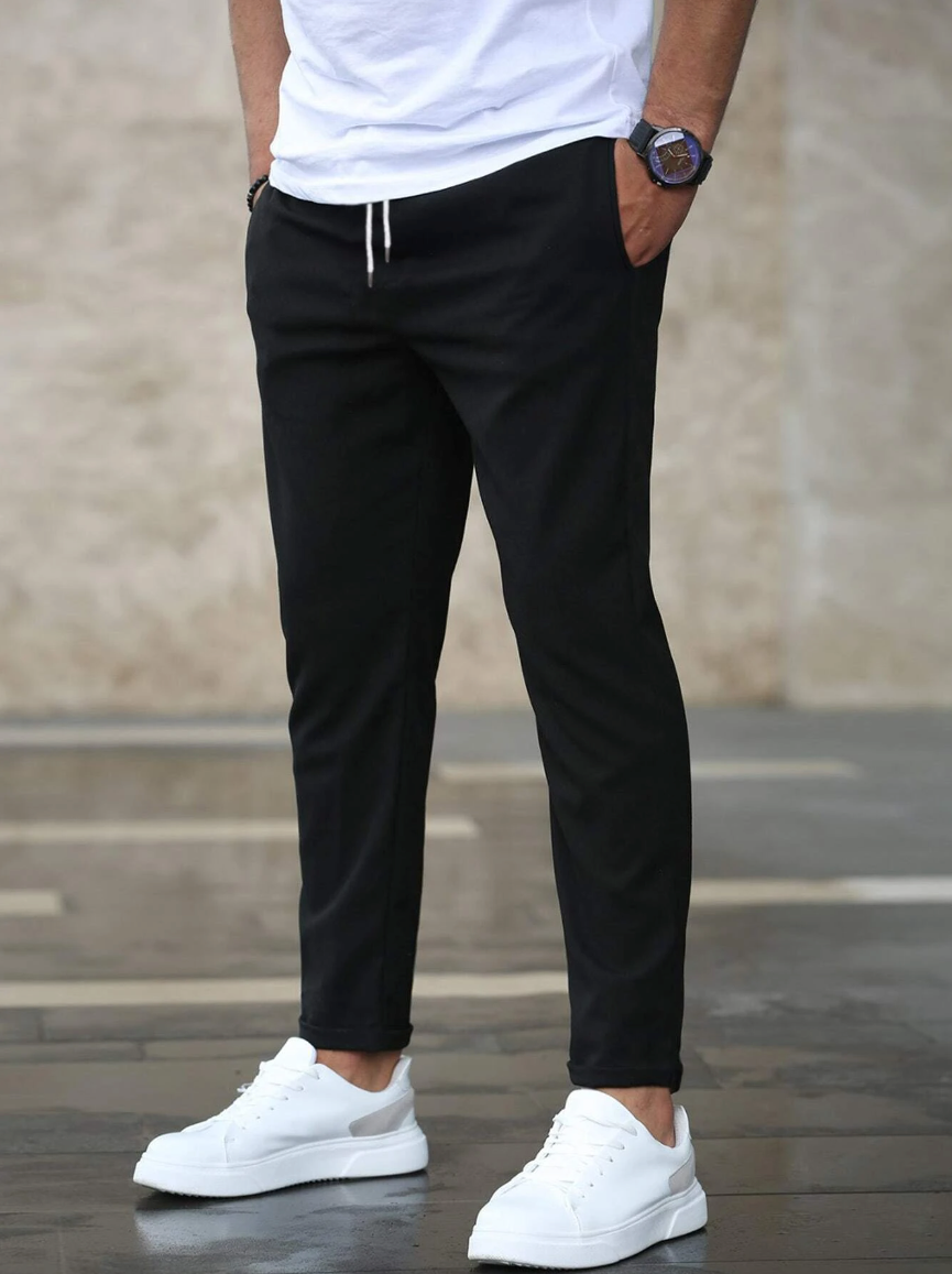 Slim fit herre bukser med stretch