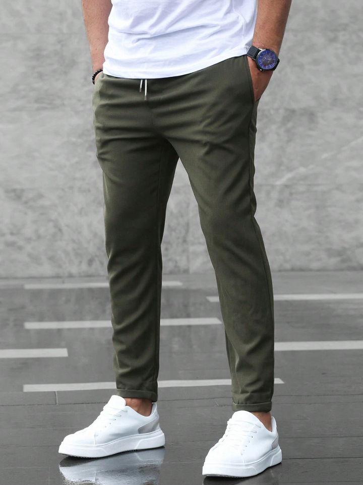 Slim fit herre bukser med stretch