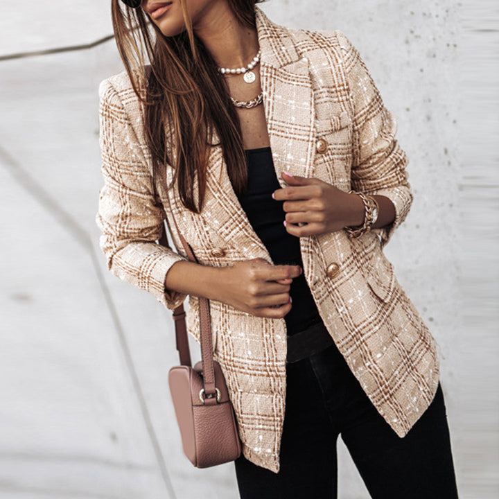Dame blazer med enkel lukning