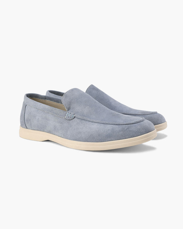 Herre loafers slip-on med lys sål