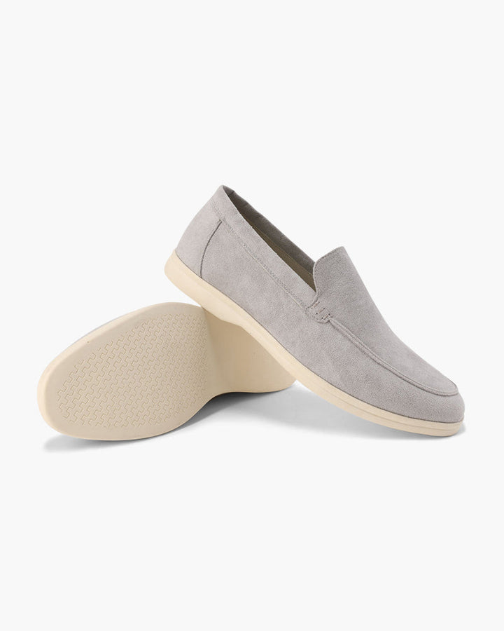 Herre loafers slip-on med lys sål