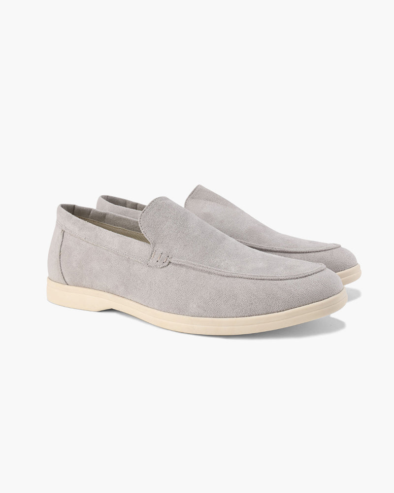 Herre loafers slip-on med lys sål