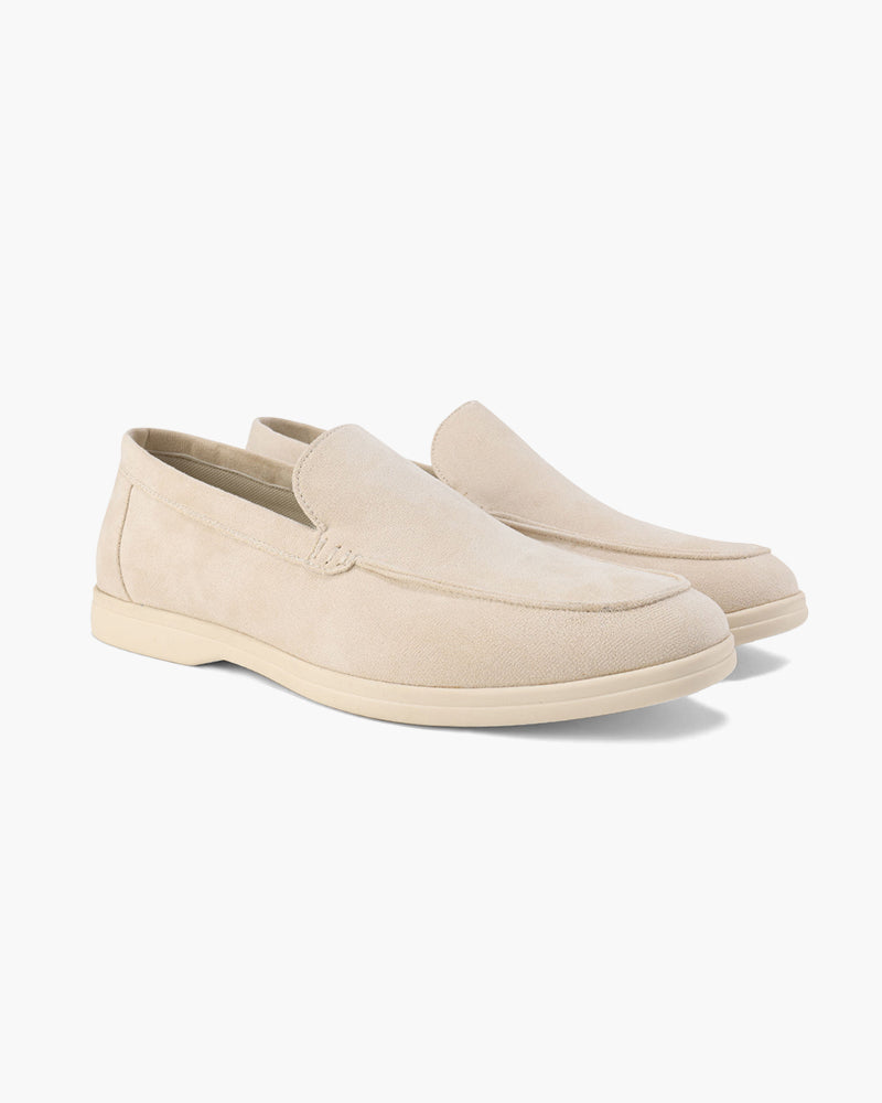 Herre loafers slip-on med lys sål