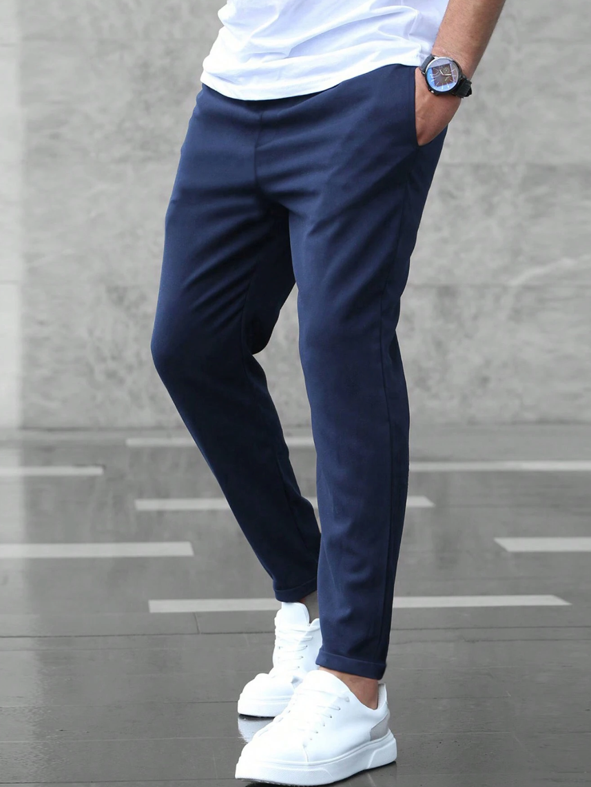 Slim fit herre bukser med stretch