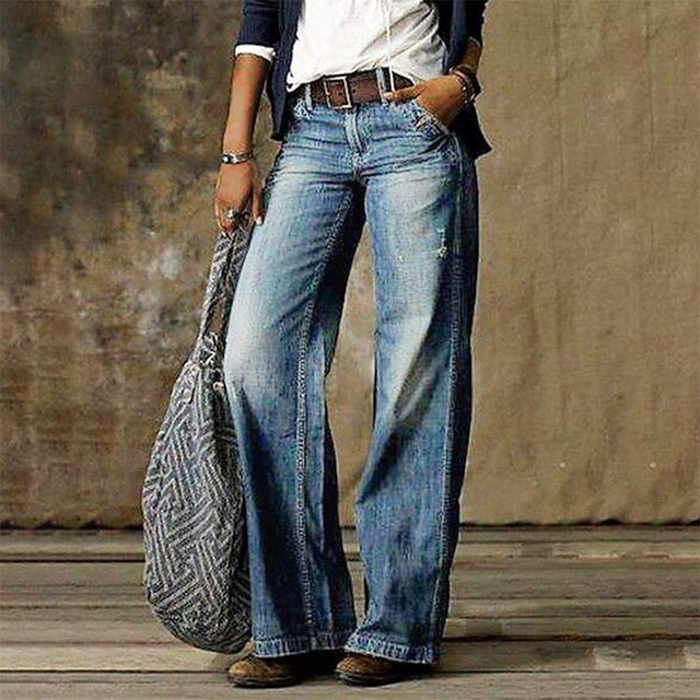 Kvinders lige jeans