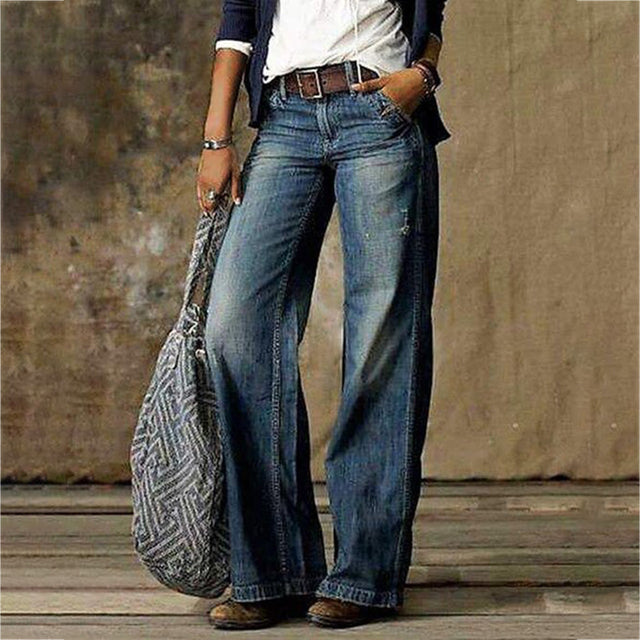 Kvinders lige jeans