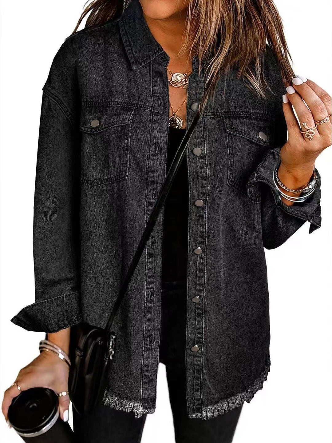 Tidløs og afslappet denimjakke