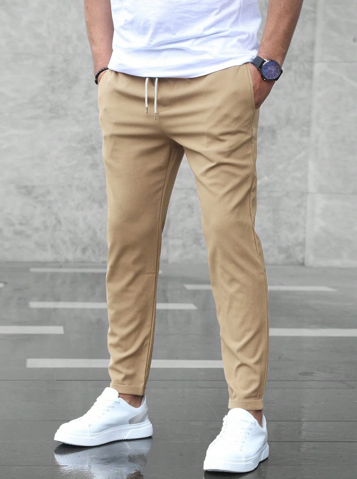 Slim fit herre bukser med stretch