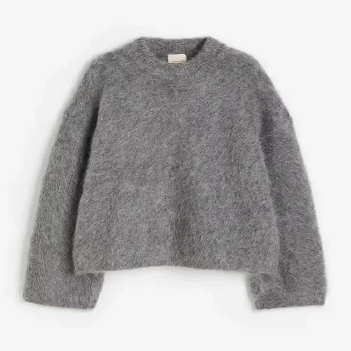Oversized dame sweater – rund hals