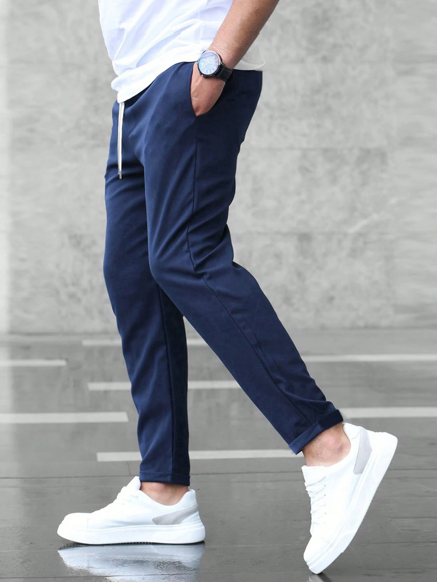 Slim fit herre bukser med stretch