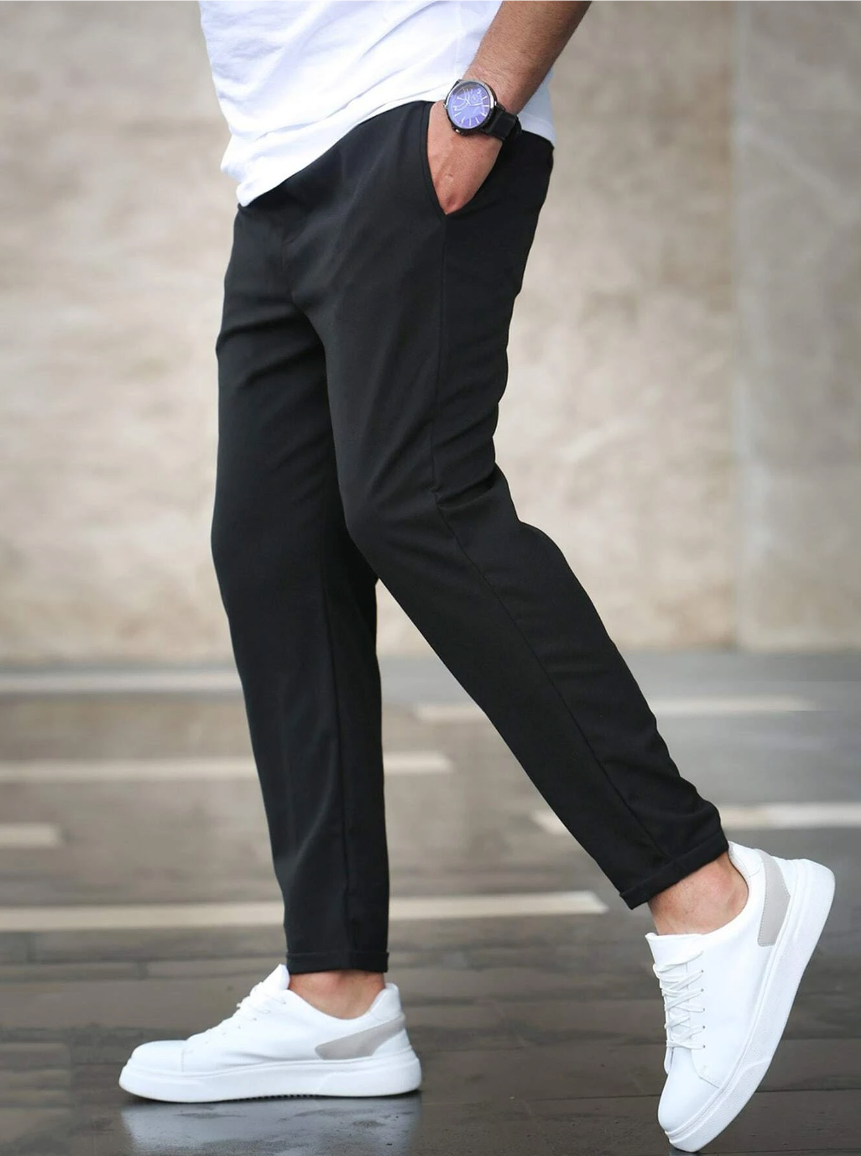 Slim fit herre bukser med stretch