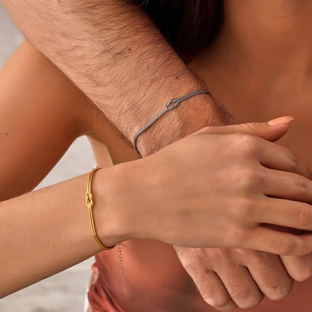 Romantisk armbånd med knudedetaljer
