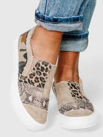 Dame loafers med skridsikker sål