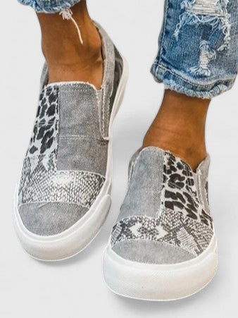 Dame loafers med skridsikker sål