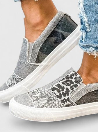 Dame loafers med skridsikker sål