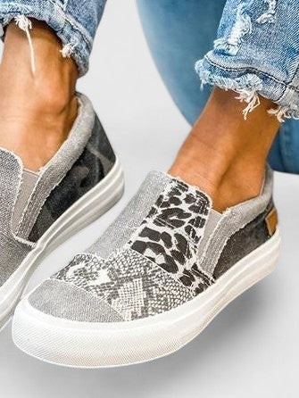 Dame loafers med skridsikker sål