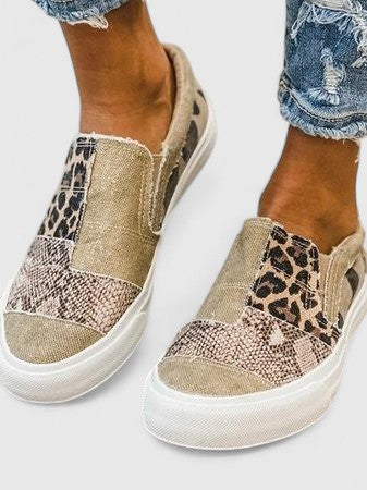 Dame loafers med skridsikker sål