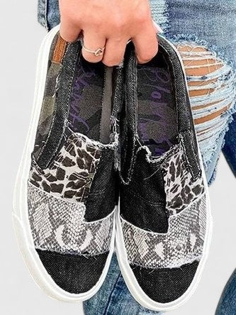 Dame loafers med skridsikker sål