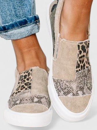Dame loafers med skridsikker sål