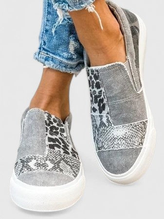 Dame loafers med skridsikker sål