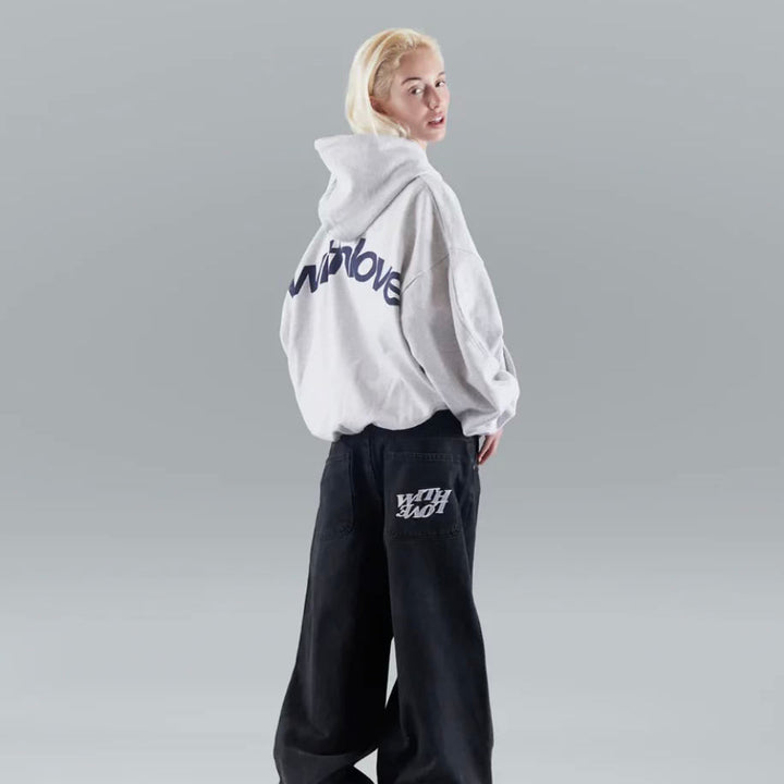 Hoodie  stilfuld og lun til koldt vejer