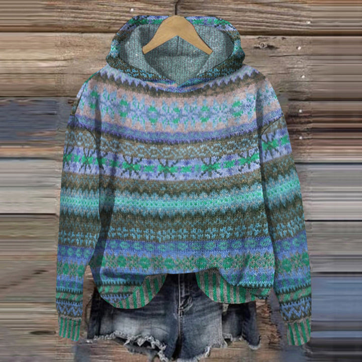 Dame hættetrøje – hoodie med hætte