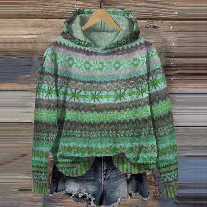 Dame hættetrøje – hoodie med hætte