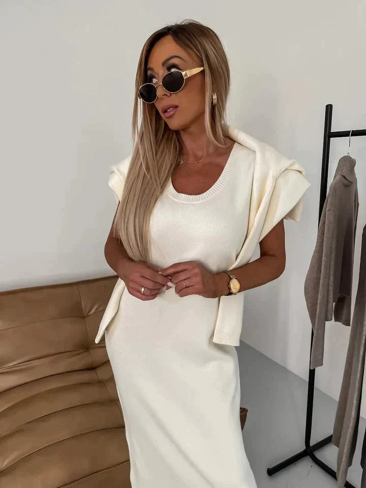 Nella Rollkragenpullover und Kleid Set
