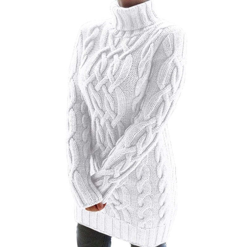 Shinan Pullover Lang pasform til hverdagsbrug